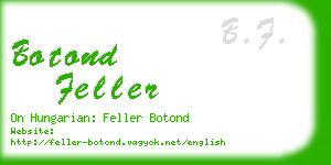 botond feller business card